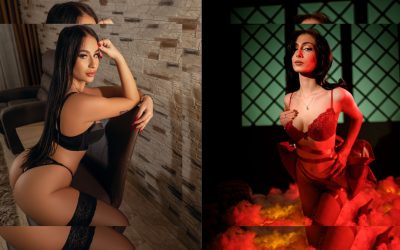 The ultimate face-off: Alissia Riley and Anya Lobb compete for the crown